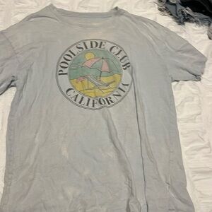 pool side club california graphic t shirt